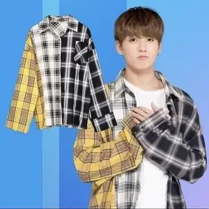 ★BTS JUNGKOOK JIMIN★【JAJU】★Flannel Check Pajama Se.t★ Pre-order: JAJU FLANNEL & MULTI CHECK PAJAMA (As seen worn